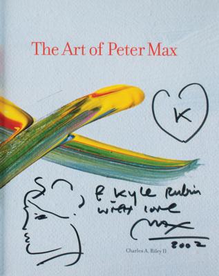 Lot #445 Peter Max Signed Book - Image 2
