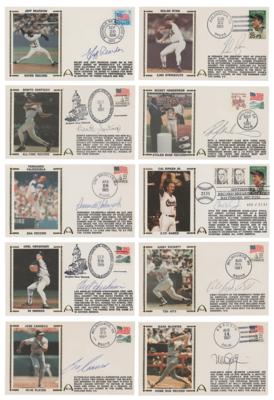 Lot #784 Baseball Records (10) Signed Covers - Image 1