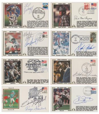 Lot #807 Football (8) Signed Covers