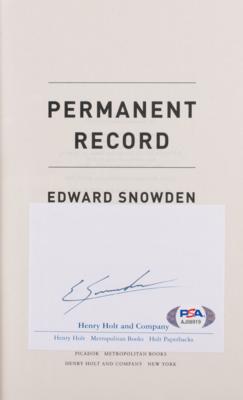 Lot #185 Edward Snowden Signed Book - Image 1