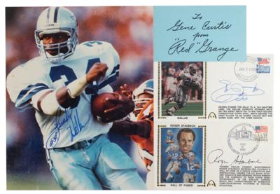 Lot #806 Football (4) Signed Items - Image 1