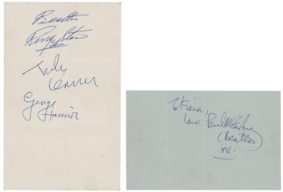 Lot #615 Beatles Signatures - Image 1