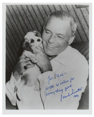 Lot #755 Frank Sinatra Signed Photograph