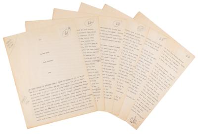 Lot #503 Jack Kerouac Hand-Corrected and Signed Manuscript - Image 1