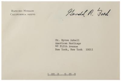 Lot #91 Gerald Ford Typed Letter Signed and Signed Photograph - Image 5