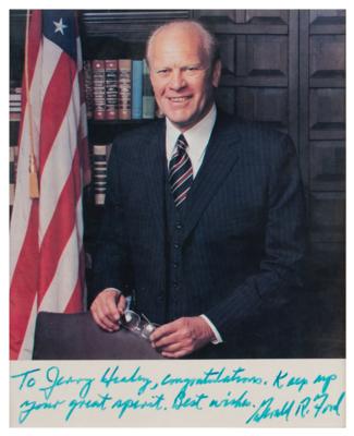 Lot #91 Gerald Ford Typed Letter Signed and Signed Photograph - Image 6