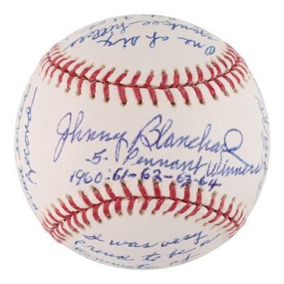 Lot #841 NY Yankees: Captains (4) Signed Baseballs - Image 2