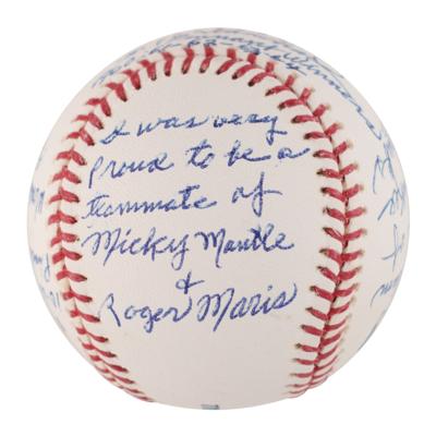 Lot #841 NY Yankees: Captains (4) Signed Baseballs - Image 3