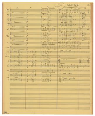 Lot #629 Frank Zappa's Handwritten Orchestral Arrangement for 'Think It Over' - Image 11