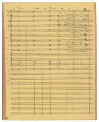 Lot #629 Frank Zappa's Handwritten Orchestral Arrangement for 'Think It Over' - Image 12