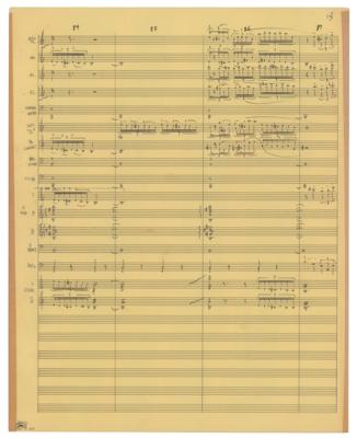 Lot #629 Frank Zappa's Handwritten Orchestral Arrangement for 'Think It Over' - Image 14