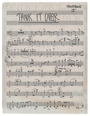 Lot #629 Frank Zappa's Handwritten Orchestral Arrangement for 'Think It Over' - Image 19