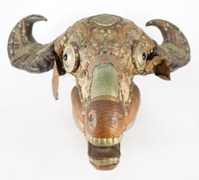 Lot #632 Frank Zappa's Ornamented Animal Skull - Image 2