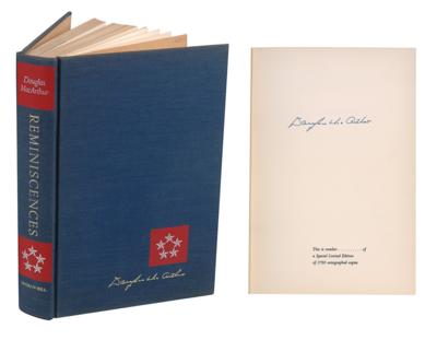 Lot #333 Douglas MacArthur Signed Book - Image 1