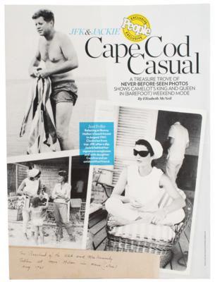 Lot #37 The Kennedys 'Cape Cod Casual' Original Vintage Photographs (42) Taken by Katherine Graham - Image 42