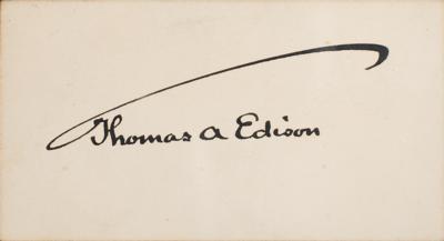 Lot #188 Thomas Edison Signature - Image 2