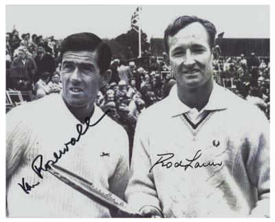 Lot #820 Rod Laver and Ken Rosewall Signed Photograph - Image 1