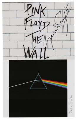 Lot #674 Pink Floyd: Gerald Scarfe and George Hardie Signed Photographs