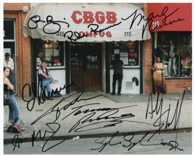 Lot #659 CBGB Signed Photograph