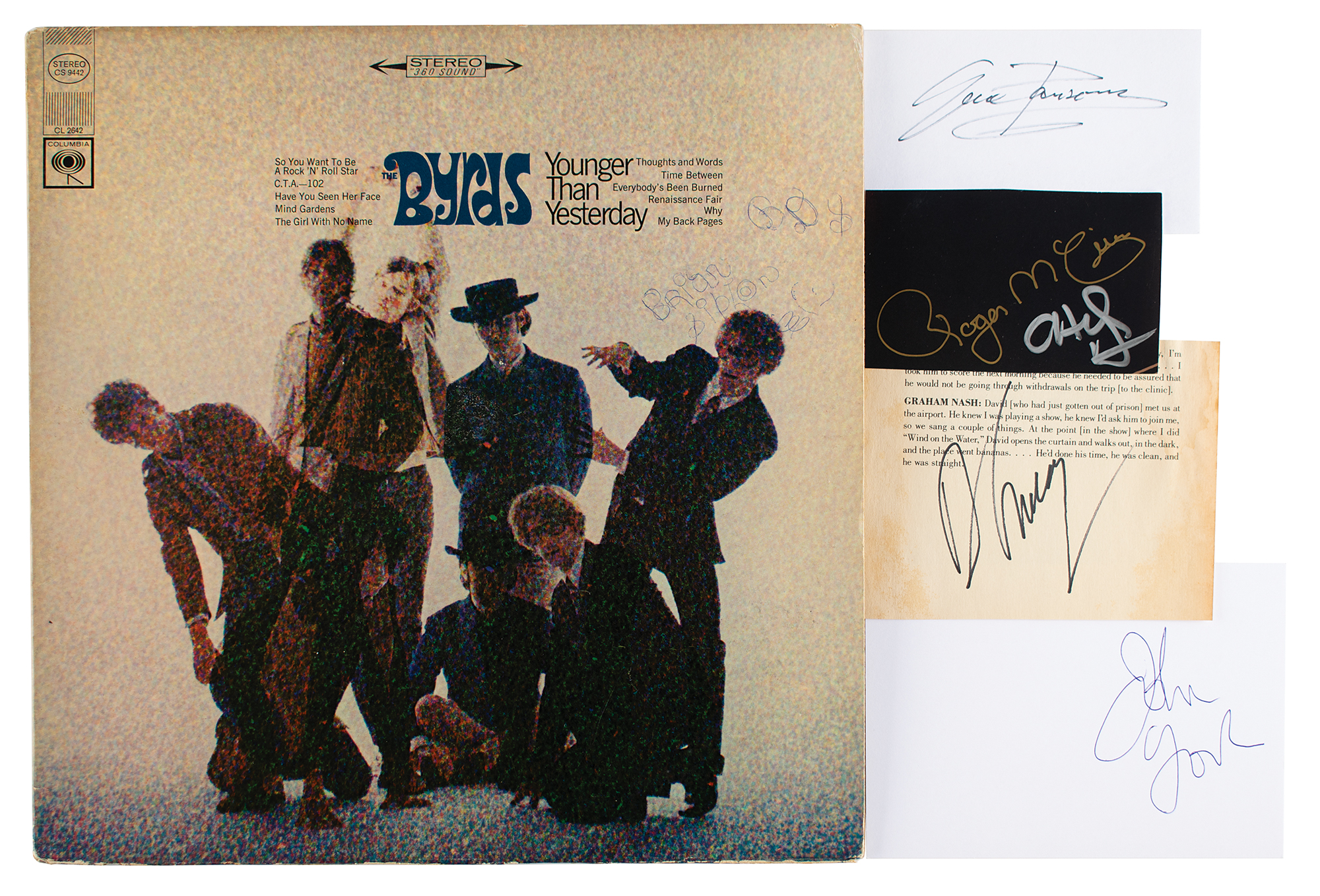 Lot #657 The Byrds Signatures