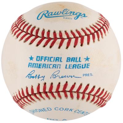 Lot #362 Neil Armstrong Signed Baseball - Image 3