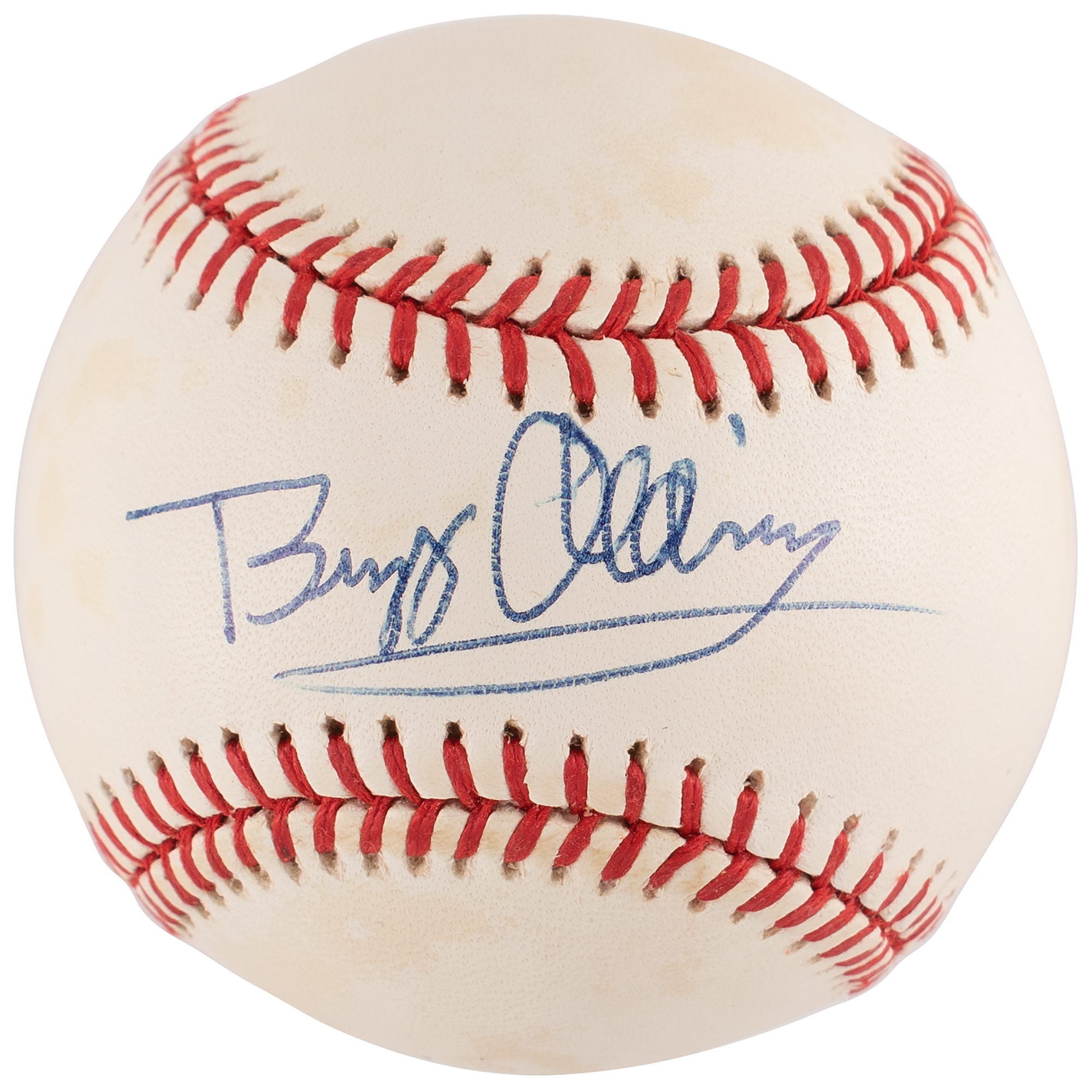 Lot #361 Buzz Aldrin Signed Baseball