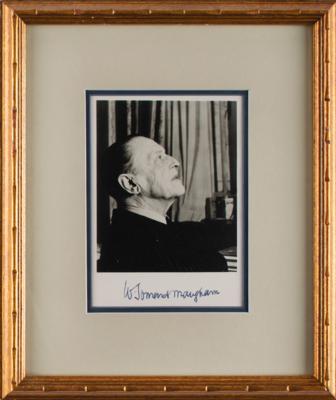 Lot #579 W. Somerset Maugham Signed Photograph - Image 2