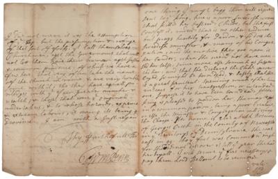 Lot #178 William Penn Autograph Letter Signed and Document Signed on Captain Kidd's Treasure - Image 5