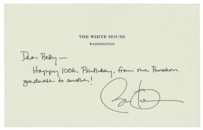 Lot #59 Barack Obama Autograph Letter Signed as