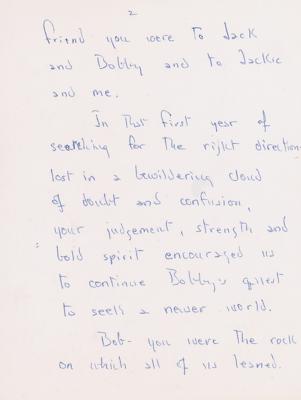 Lot #250 Ethel Kennedy Autograph Letter Signed - Image 2