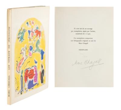 Lot #435 Marc Chagall Signed Book