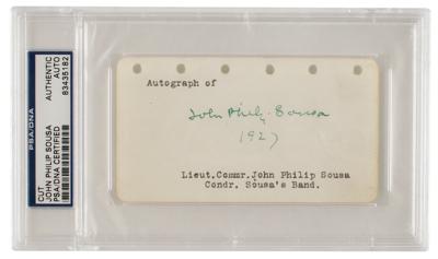 Lot #648 John Philip Sousa Signature