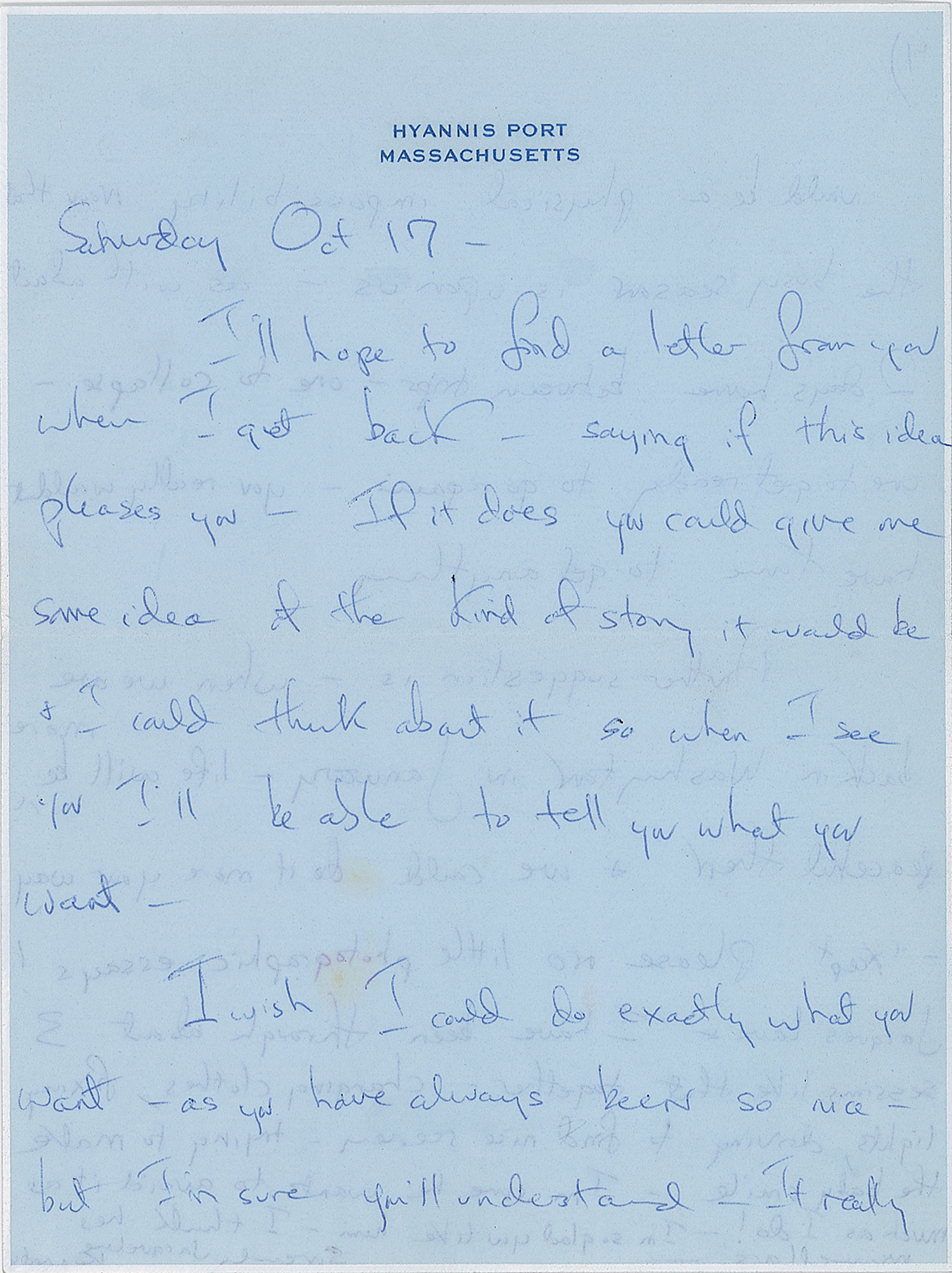 Lot #36 Jacqueline Kennedy Autograph Letter Signed