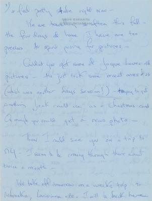 Lot #36 Jacqueline Kennedy Autograph Letter Signed - Image 2