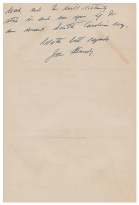 Lot #177 Joseph P. Kennedy, Jr Autograph Letter Signed - Image 2