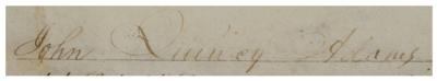 Lot #63 John Quincy Adams Document Signed as President - Image 2
