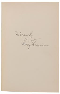 Lot #154 Harry S. Truman Signed Book - Image 2