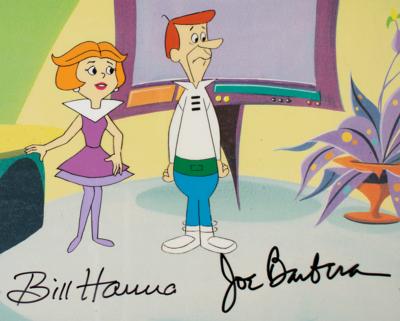 Lot #468 Bill Hanna and Joe Barbera Signed Production Cel from The Jetsons - Image 2