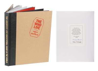Lot #684 The Who: Book Signed by Arthur FitzGerald, Michael Oswald, and Ross Halfin