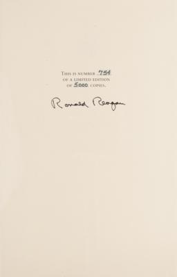 Lot #136 Ronald Reagan Signed Book - Image 2