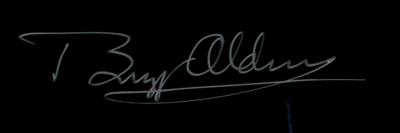 Lot #367 Buzz Aldrin Signed Oversized Photograph - Image 2