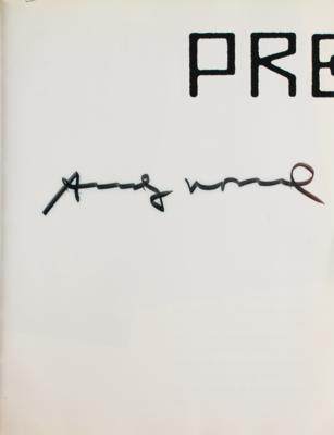 Lot #458 Andy Warhol Twice-Signed Book - Image 2