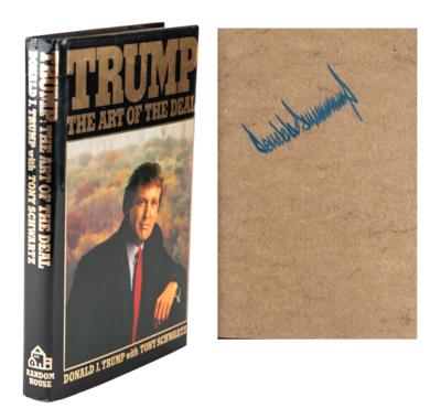 Lot #157 Donald Trump Signed Book