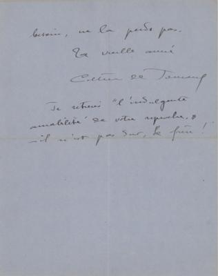 Lot #566 Colette de Jouvenel Autograph Letter Signed - Image 2