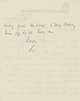 Lot #561 Lillian Hellman Autograph Letter Signed - Image 2