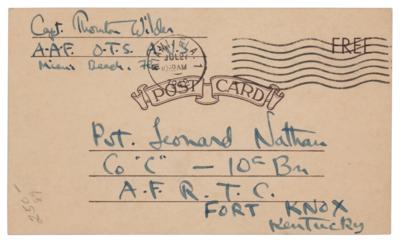 Lot #603 Thornton Wilder Autograph Letter Signed - Image 2