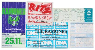 Lot #5337 CJ Ramone's Group of (5) Concert Tickets