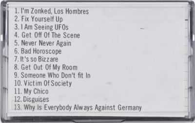 Lot #5326 CJ Ramone's Pair of Dee Dee Ramone 'Zonked!' Cassette Tapes - Image 3