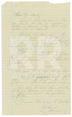 Lot #5185 Johnny Cash Archive of (10) Signed Letters - Image 27