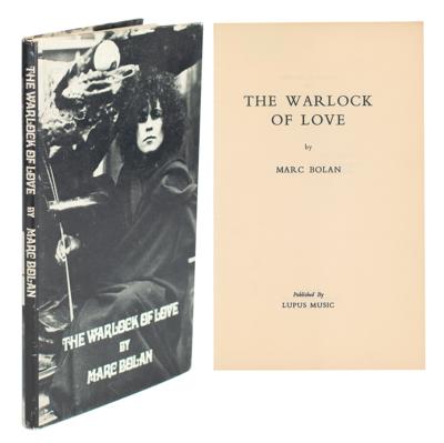 Lot #5198 Marc Bolan: The Warlock of Love First Edition Book - Image 1